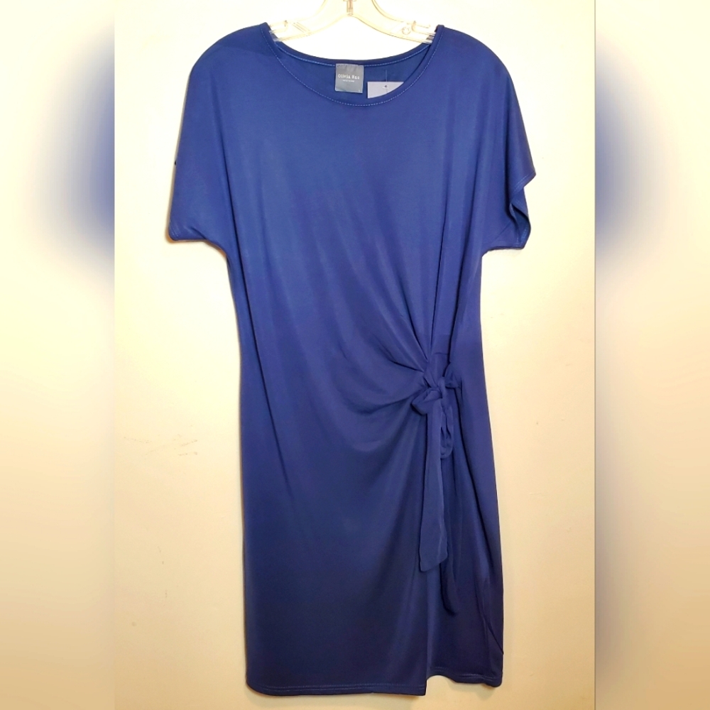 Olivia Rae Knotted T-Shirt Dress Size Large